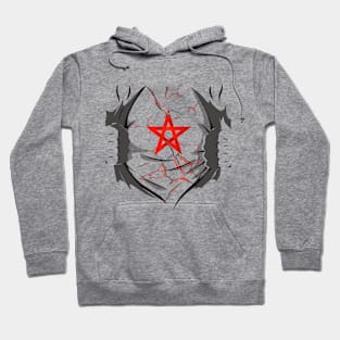 Heartbeat of Unity: Embracing One Morocco Morish Lovers Hoodie